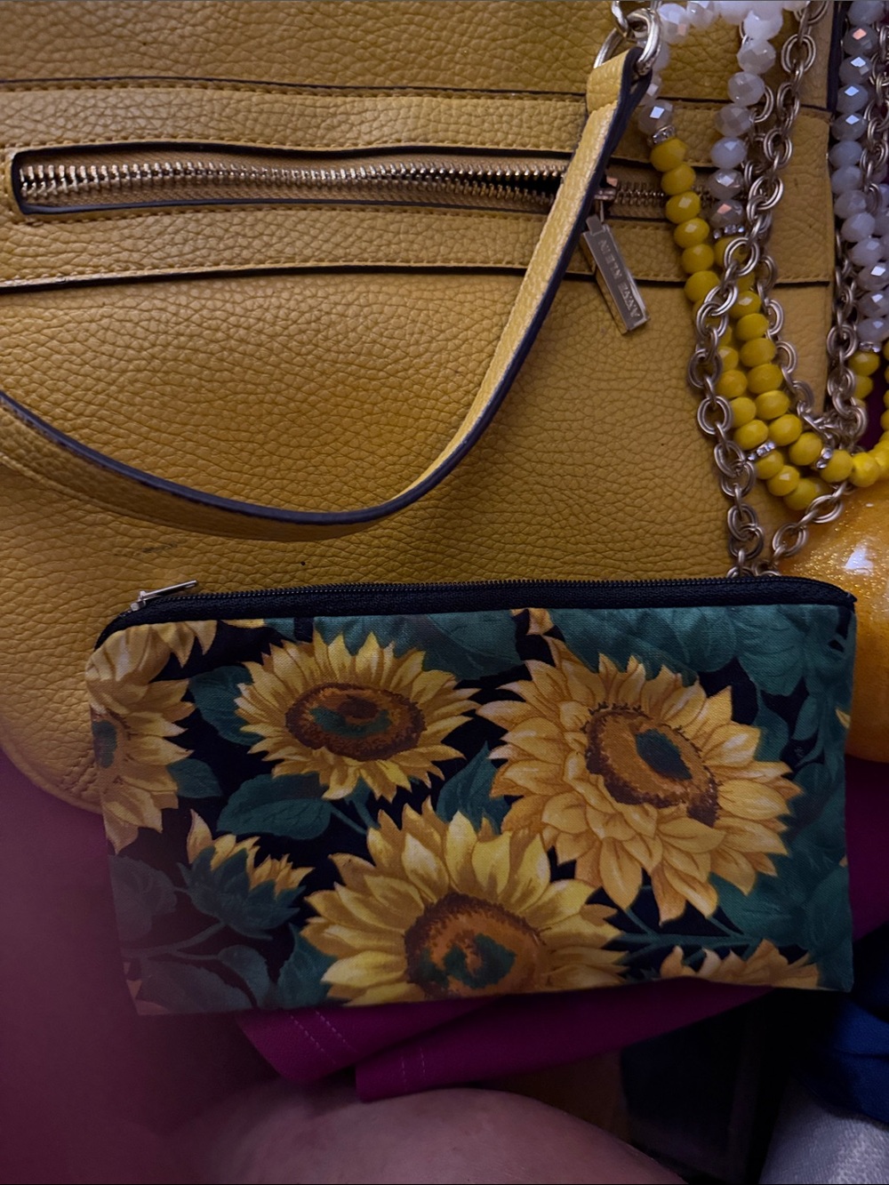 Ann Klein purse filled